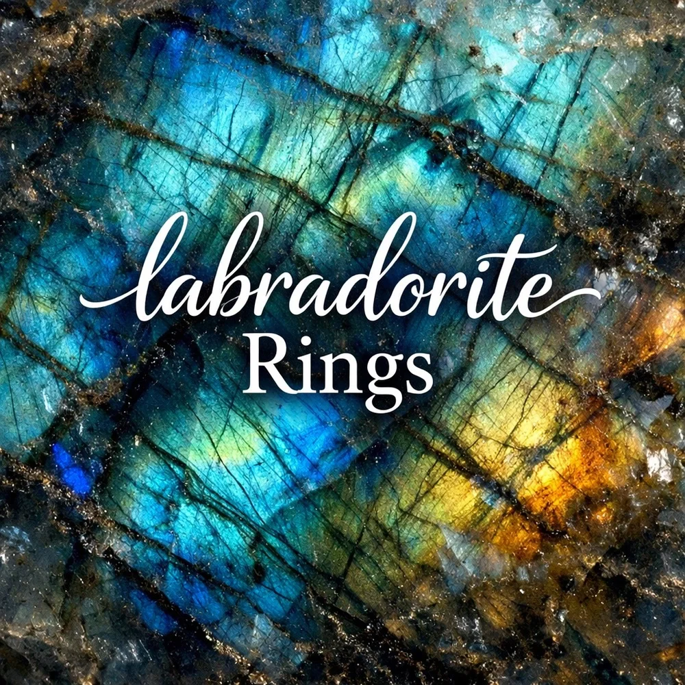 Sizes 6.5-8.5 ~ Labradorite rings